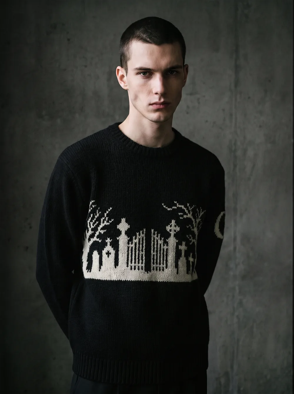 Cemetery Row worn, from the Knitferatu campaign