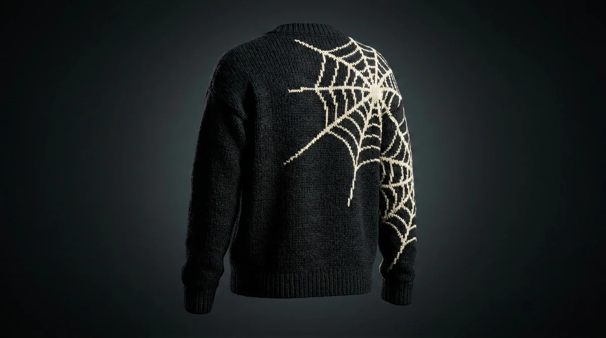 Cobweb Cardigan — back view
