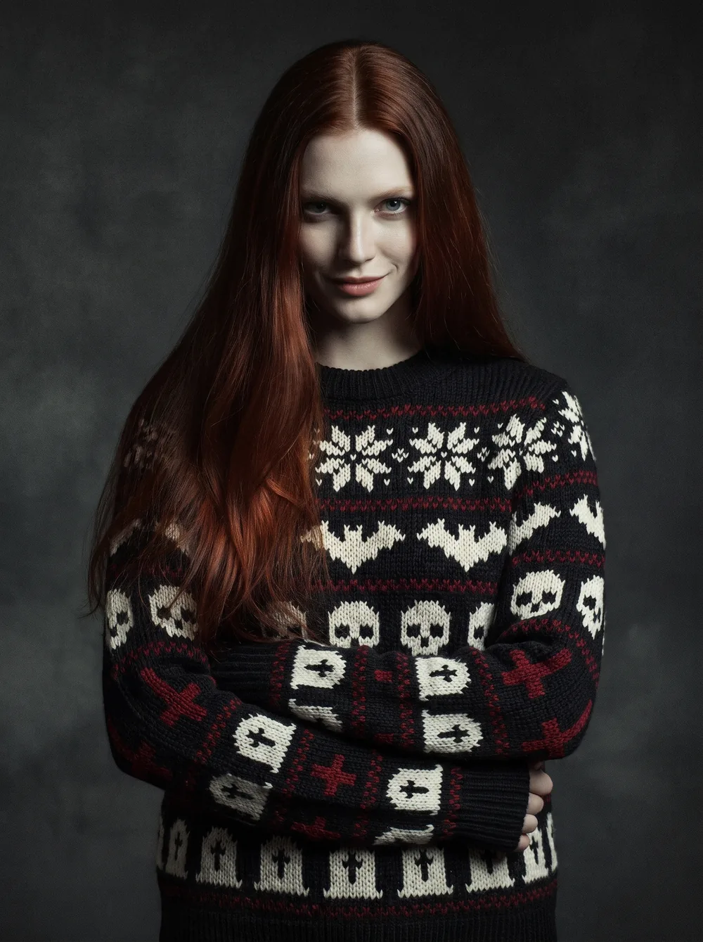Grave Xmas worn, from the Knitferatu campaign