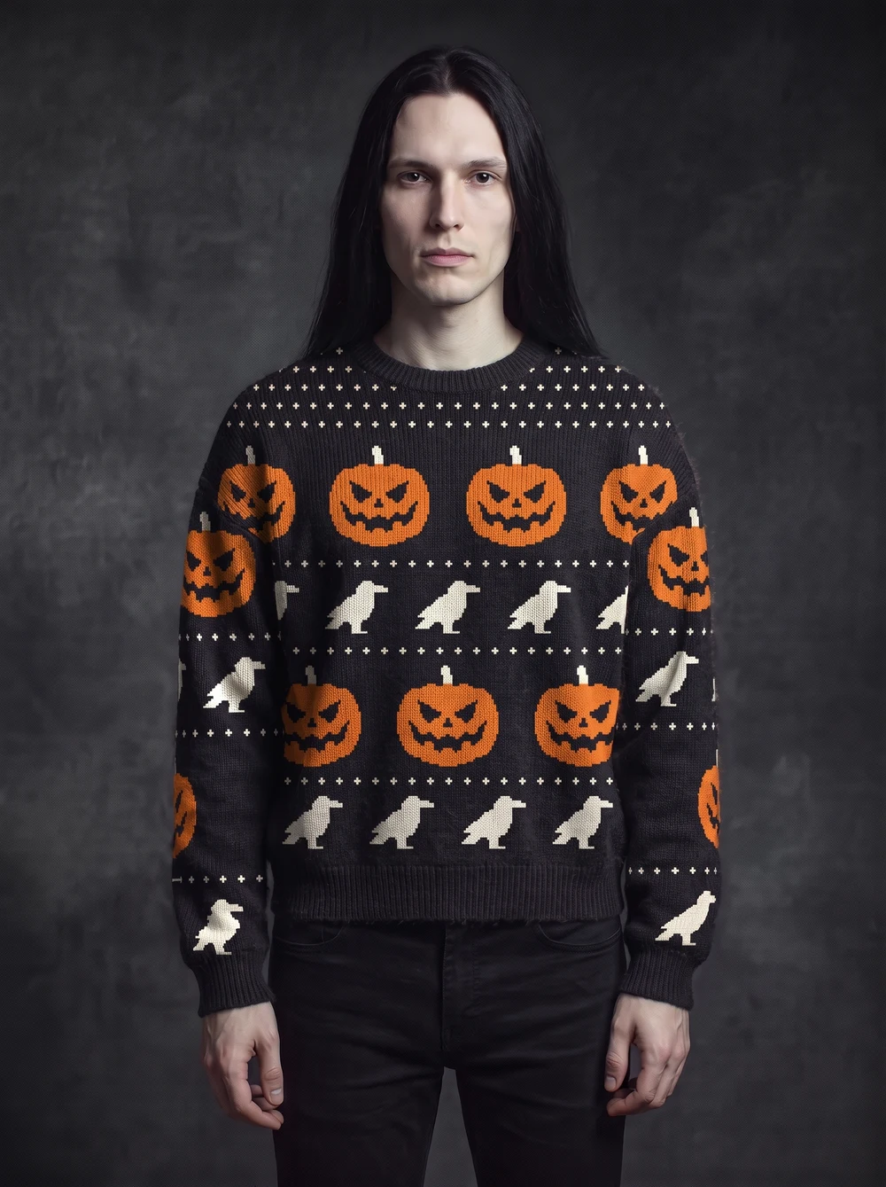 Jack O'Lantern — worn, front view