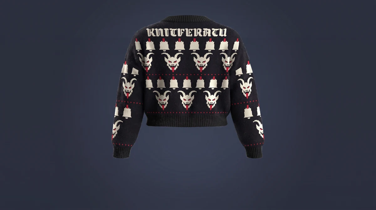 Krampus Bells — back view