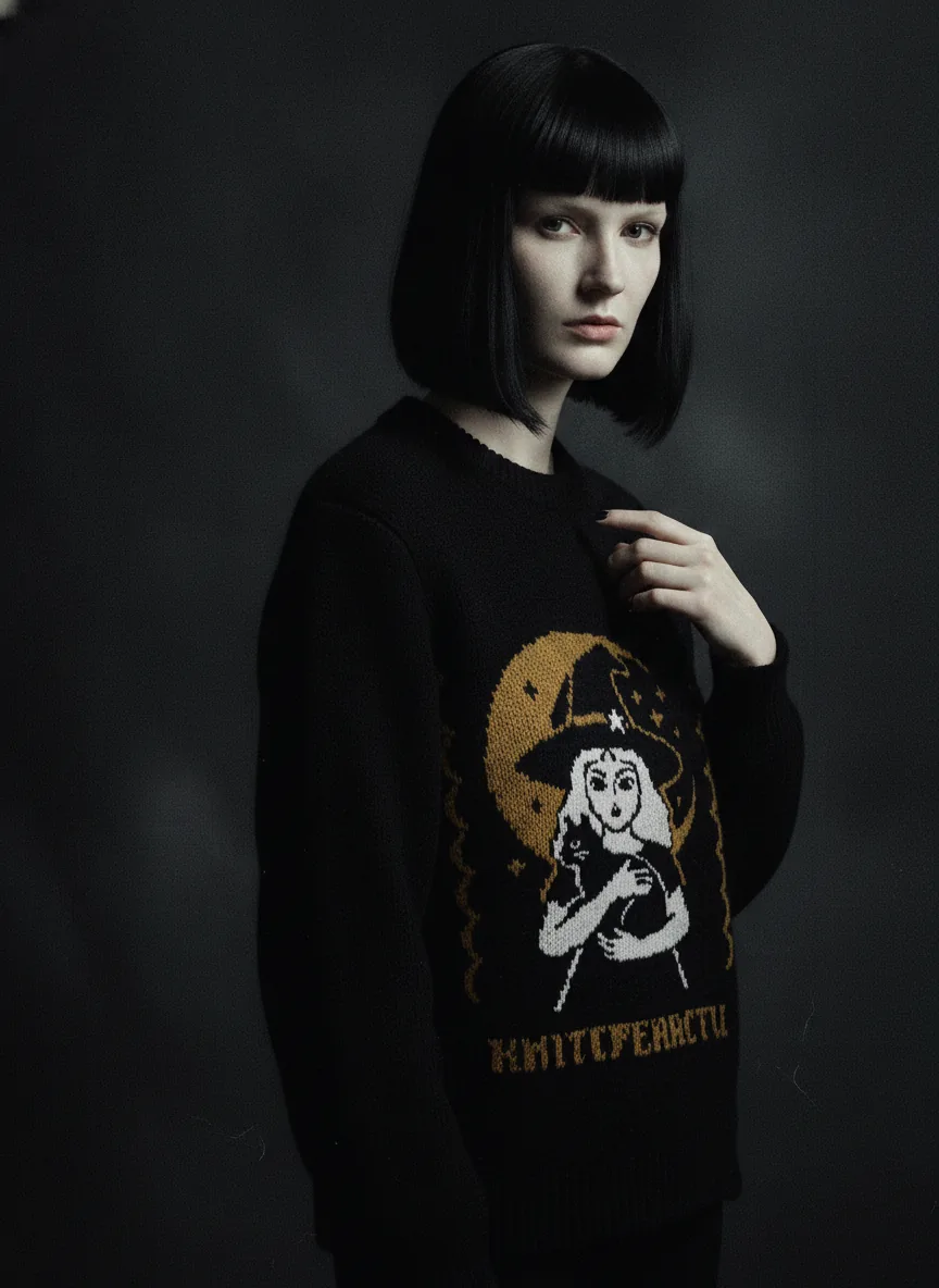 La Strega worn, from the Knitferatu campaign