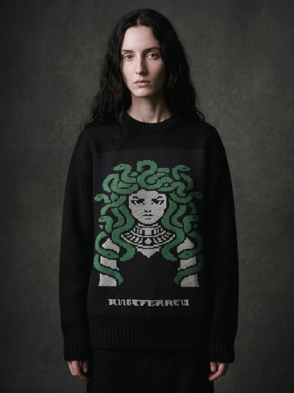 Medusa worn, from the Knitferatu campaign