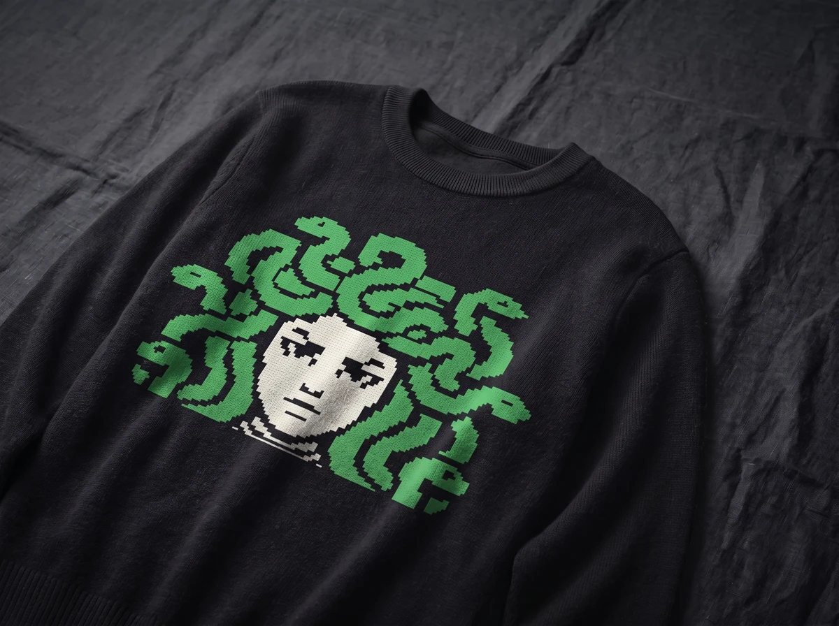 Medusa — laid flat